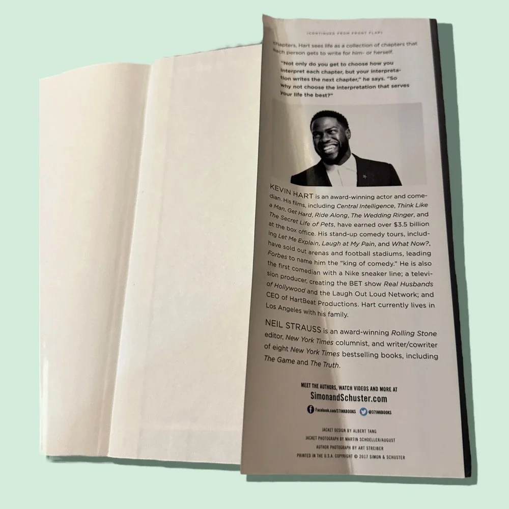 I Can't Make This Up : Life Lessons by Kevin Hart (2017, Hardcover)‎